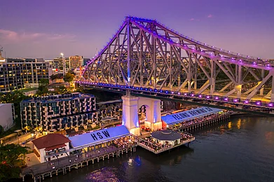 Set on the edge of the Brisbane River, Howard Smith Wharves offers an array of private dining rooms and exclusive spaces